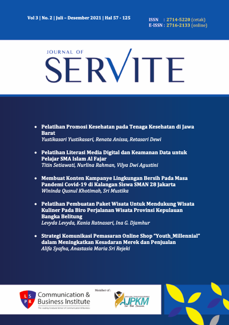 					View Vol. 3 No. 2 (2021): Journal of Servite
				