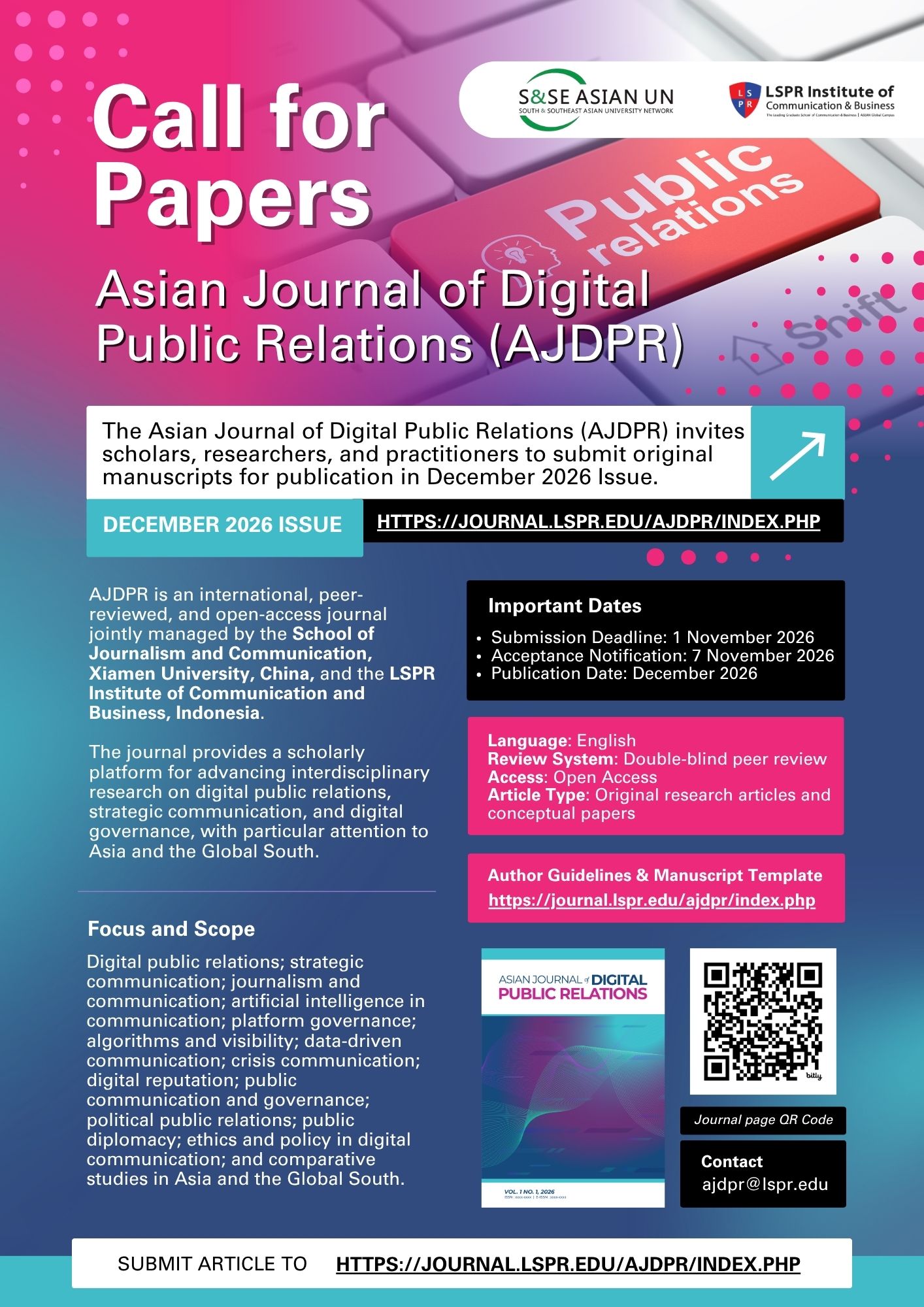 Call For Paper December 2026 Issue
